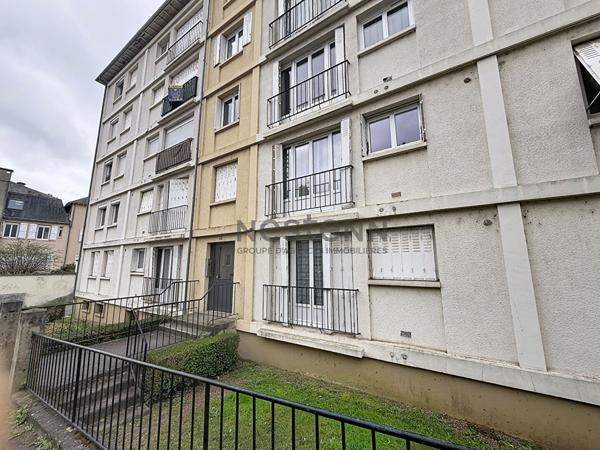 Limoges ? Appartement T3 proche gare Bénédictins ? DPE C ? Idéal premier achat - parking privé