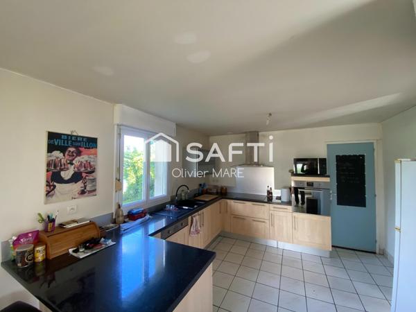 Maison 97 m², 3 chs, terrain 360 m², Flers