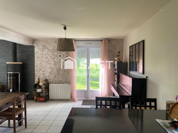 Maison 97 m², 3 chs, terrain 360 m², Flers
