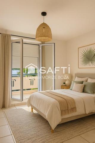 Duplex T3 dans résidence avec piscine et gardien