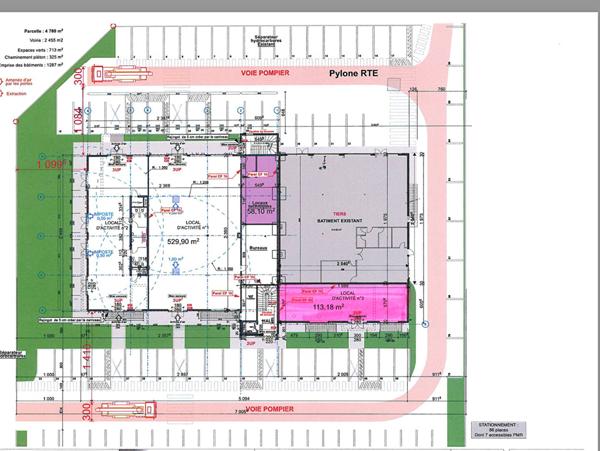 Surface commerciale à aménager disponible