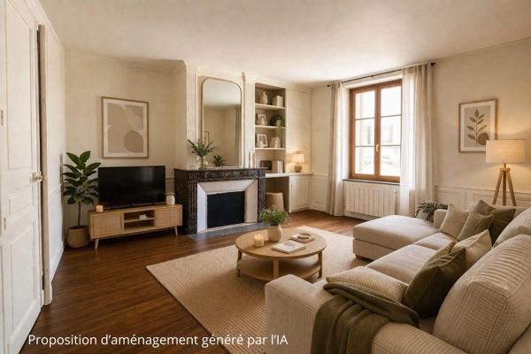 Nancy Stanislas – 102m² de caractère – Parquet / Cheminées