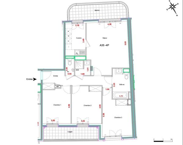 Appartement à louer à Saint-Ouen-sur-Seine (93400)