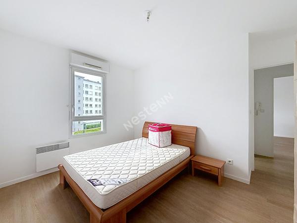 Nantes - Tortière - T2 de 47.53 m2 meublé avec balcon vue sur l'erdre