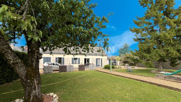 Maison familiale au calme avec grand jardin et dépendance à Méon