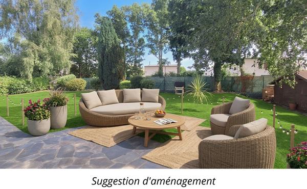 Fouesnant, bourg à pied, jolie maison de 4 chambres, sur un beau terrain arboré de 700 m² !