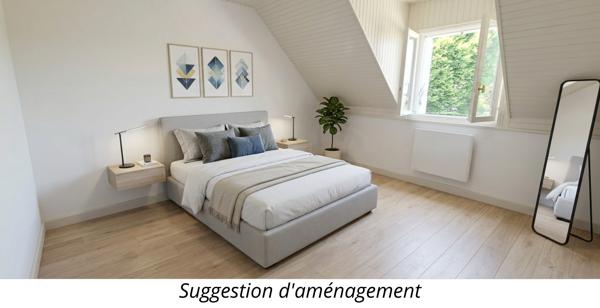 Fouesnant, bourg à pied, jolie maison de 4 chambres, sur un beau terrain arboré de 700 m² !