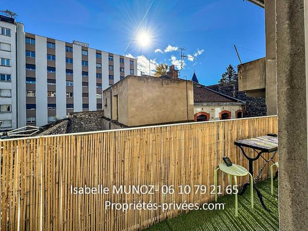 Appartement Clermont Ferrand centre ville 2 pièce(s) 43 m2 avec balcon, cave