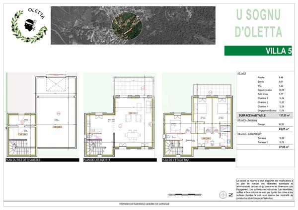 Programme U Sognu d'Oletta - Maison T4 avec garage