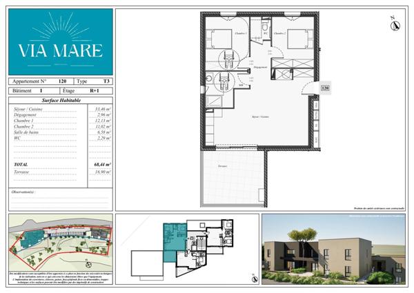 Appartement à vendre 3 pièces GHISONACCIA (20)