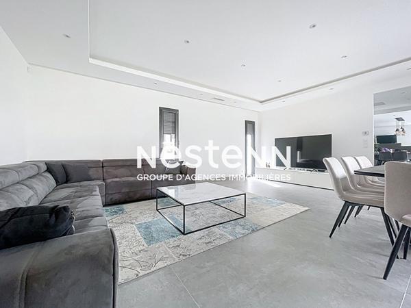 Bompas - Villa contemporaine de 191 m² , vue Canigou, 4 faces, garage, piscine Bali et finitions haut de gamme