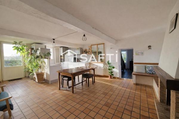 Maison de charme avec dépendances et grand terrain