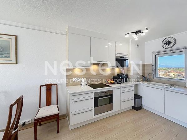 LE BARCARES - A Vendre Appartement T4 (70m2) avec vue mer et terrasse