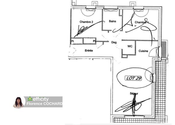 Appartement 3 pièces - 69 m² Exclusivité