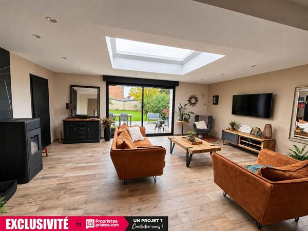 Semi Individuelle - 5 chambres - cave - jardin - garage -130 m2