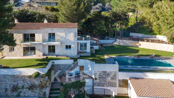 Villa vue mer panoramique Hauteur de Golfe Juan