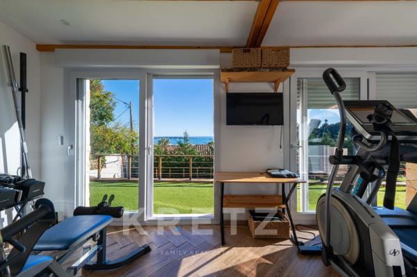 Villa vue mer panoramique Hauteur de Golfe Juan