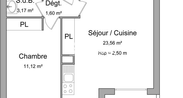 Location Appartement meublé 2 pièces 40.69 m² - Carpentras 84200