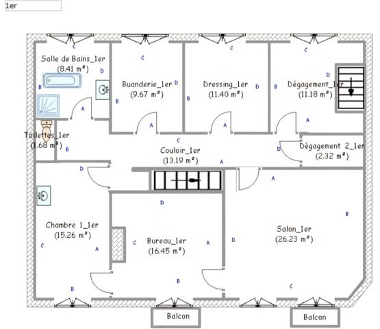 Maison de maître 210 m² – Verdun, à deux pas du centre-ville