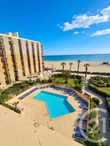 Appartement Studio Cabine à vendre  2 pièces - 24,40 m 2   CANET EN ROUSSILLON  - 66