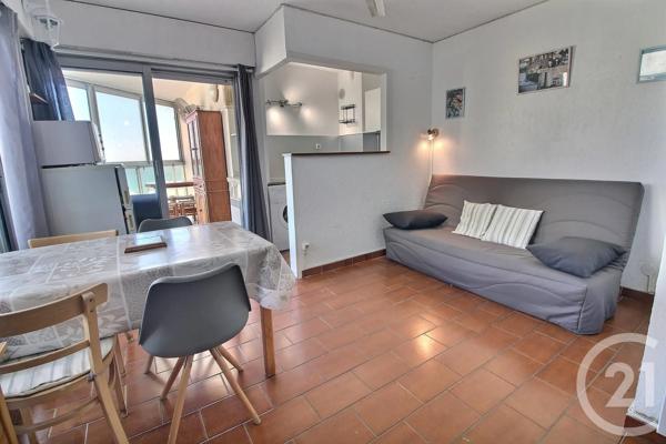 Appartement Studio Cabine à vendre  2 pièces - 24,40 m 2   CANET EN ROUSSILLON  - 66