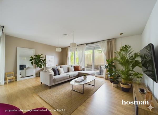 Appartement de 84 m² - Résidence récente - 3 balcons - Rue Léon Jouhaux 33800 Bordeaux