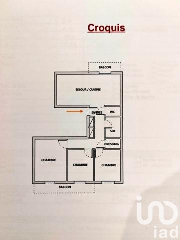 Appartement 4 pièces de 69 m² à Roquebrune-Cap-Martin (06190)