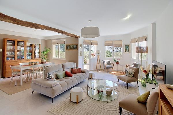 A VENDRE à LORGUES ! Maison de type T6 pièces  de 144 m² + piscine + garage sur un terrain de 1692m²