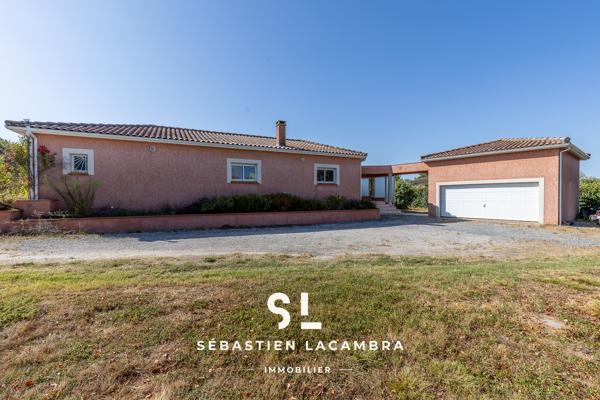 Maison de plain-pied avec piscine, 4 chambres et 3 008 m² de terrain