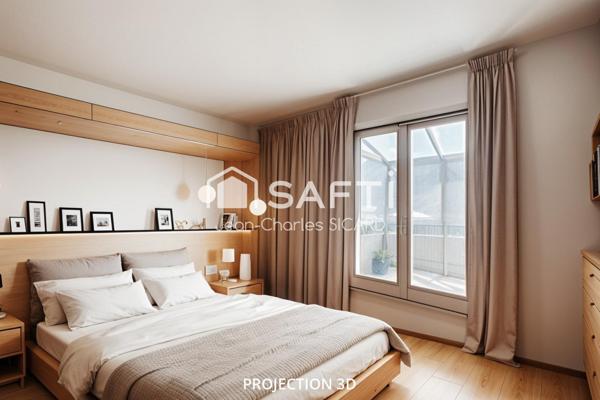 Terrasse, cave et parking – Paris 15 à rénover