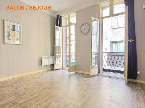 Appartement T3 (60m2) tout équipé et libre