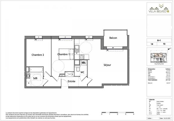 Appartement à vendre 3 pièces 67 m² Berck