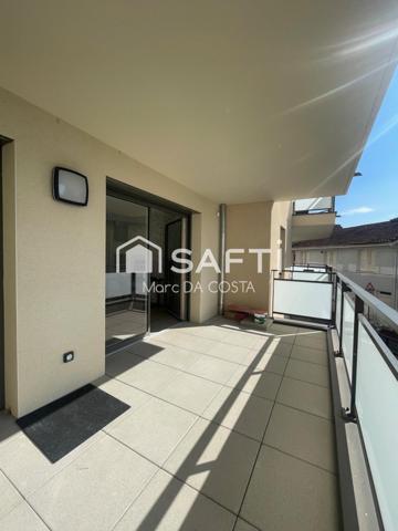 apparterment T2 de 2024 de 47 m2 - terrasse 12 m2 garage 15 m2