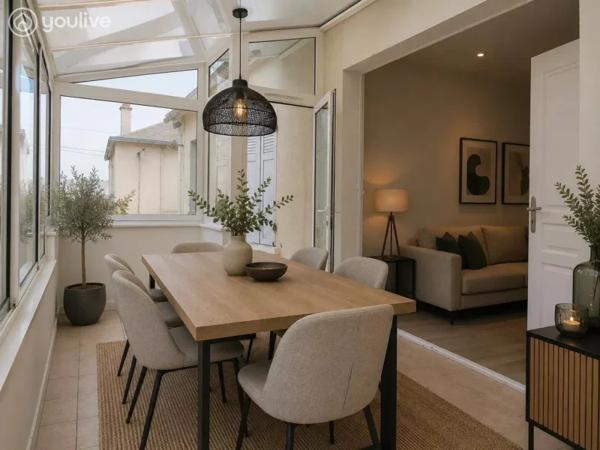 Une maison familiale aux beaux volumes dont T2 indépendant et terrain de plus de 1 100 m²