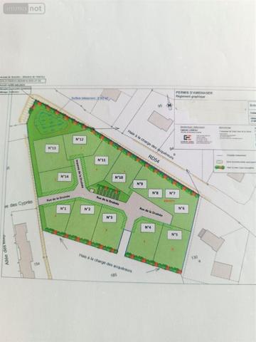 Terrain à Batir à vendre à La Flèche dans la Sarthe (72200), ref : 226   
la fleche