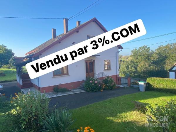 3%.COM Grande maison 181 m² sur terrain de 10.77ares Hochfelden (67270)