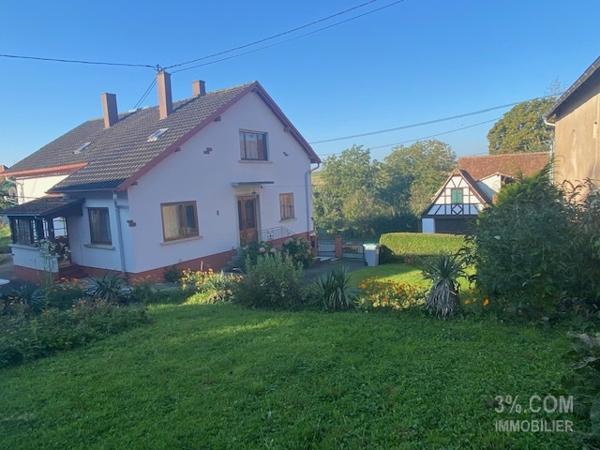 3%.COM Grande maison 181 m² sur terrain de 10.77ares Hochfelden (67270)