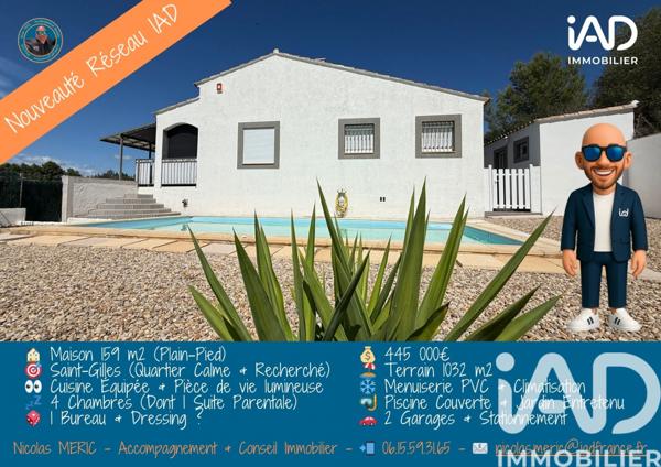 Maison à vendre 6 pièces 159 m² Saint-Gilles