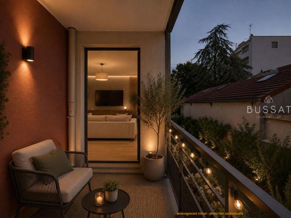Vente appartement T3 sans vis à vis, calme, loggia plein Est