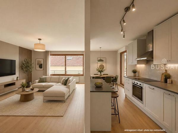 Vente appartement T3 sans vis à vis, calme, loggia plein Est