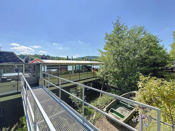 A SAISIR ! Péniche habitation 210m2 - Site SANOFI - cadre unique au calme