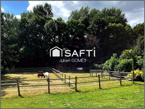 "Amoureux des chevaux, cette propriété est faite pour vous."
