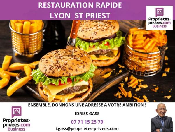 SAINT PRIEST - RESTAURANT, RESTAURATION RAPIDE 150 m²