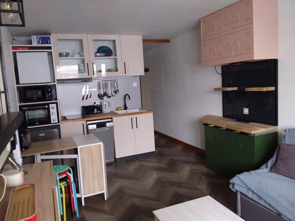 Appartement à vendre 1 pièces LA MONGIE (65) Avec Balcon, cellier, casier à ski et parking intérieur.