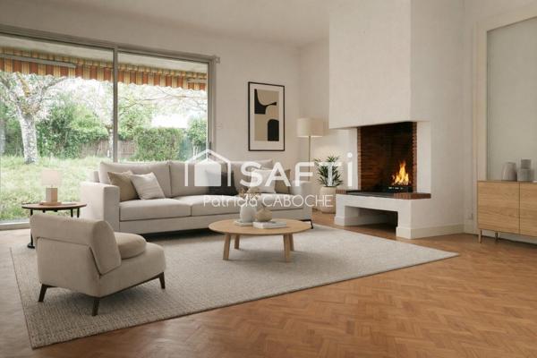 Mérignac Bourran – Maison familiale de 4 chambres,  jardin arboré, garage