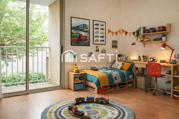 Mérignac Bourran – Maison familiale de 4 chambres,  jardin arboré, garage