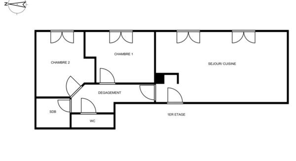 Appartement à vendre 3 pièces 60 m² Suresnes