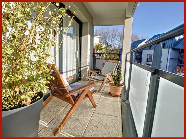 Appt récent 3 chambres, balcon et terrasse