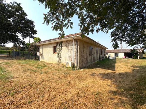 MAISON 137m2 + DÉPENDANCES + ÉLEVAGE CANIN SUR 5,7 HA DE TERRAIN Proche de AIRE SUR L'ADOUR (40)