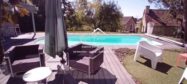 Vue sur la nature boisée, une belle terrasse sans vis à vis